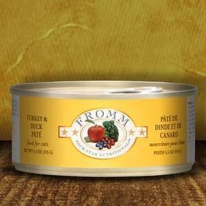 Fromm Four Star Turkey & Duck Pate for Adult Cats - 5.5oz