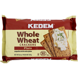 Crackers Whole Wheat 8.8Oz Kedem