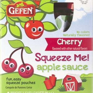 Apple Sauce Cherry Pouch 4X3.17Oz Gefen (D)