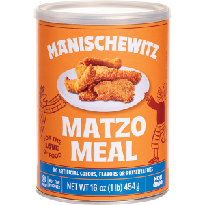 Matzo Meal Canister 16Oz Mani (D)
