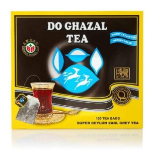 چای کیسه ای ارل گری دوغزال،  100 عدد