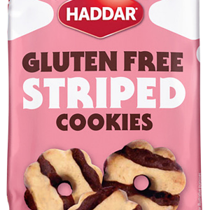 Cookies Striped Gluten Free 6.75Oz Haddar (P)