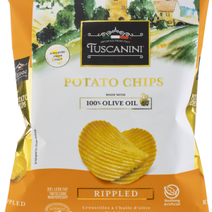 Chips Potato Rippled Snack Bag 1Oz Tuscanini (P)