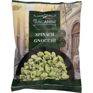 Gnocchi Potato With Spinach Frozen 17.6Oz Tuscanini
