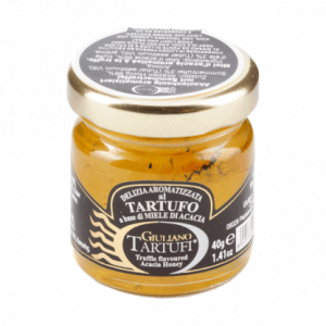 Acacia honey flavoured with summer truffle 40 g jar