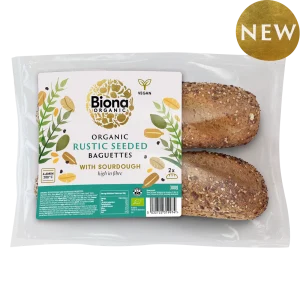 Biona Organic Rustic Seeded Sourdough Baguettes 300g