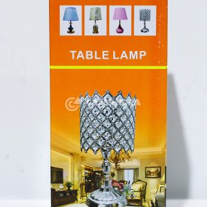 Table Lamp Silver with Decorative Head