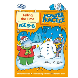 Letts Monster Practice: Telling The Time Age 5-6
