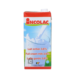 Incolac UHT Full Cream Milk 1lt