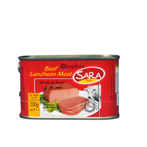 Sara Luncheon Meat Beef Flavor Trapez 190g