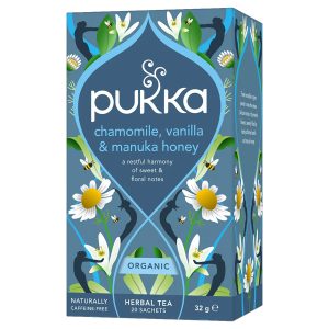 Pukka Organic Chamomile Vanilla & Manuka Honey Tea 20 Tea Bags