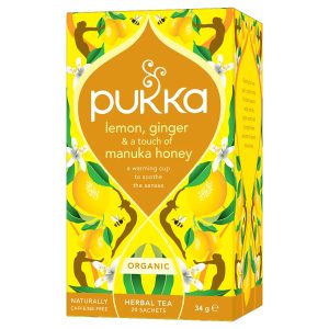 Pukka Organic Lemon Ginger & Manuka Honey Tea 20 Tea Bags