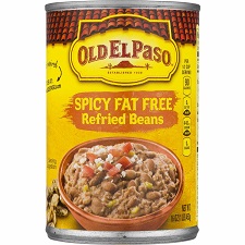 Refried Beans El Paso‐Spicy fat Free 453 Gm