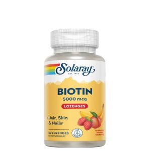 Biotin Lozenge 5000mcg 60 Caps
