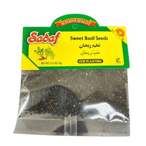 Sadaf Sweet Basil Seeds, 0.5 oz