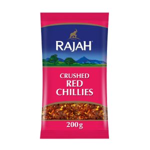Rajah Crushed Red Chillis – 10x200g