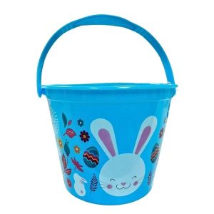 Mini Blue Plastic Easter Basket