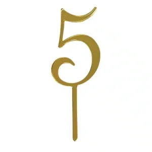 Gold Topper Number 5