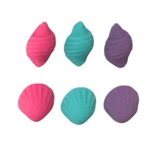 Bright Medium Seashells Pack of 6