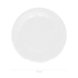 Small Party Plate White Pack of 20