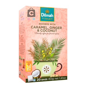 Dilmah 2G Red Rooibos Avec Caramel, Ginger And Coconut