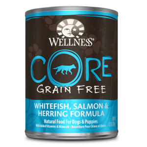 Wellness CORE Grain Free Whitefish, Salmon & Herring Canned Food for Adult Dogs