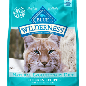 Blue Wilderness Grain Free Indoor Hairball Recipe for Adult Cats - 5lbs