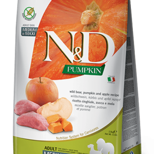 Farmina N&D Pumpkin: Boar & Apple Dry Food for Medium/Maxi Adult Dogs